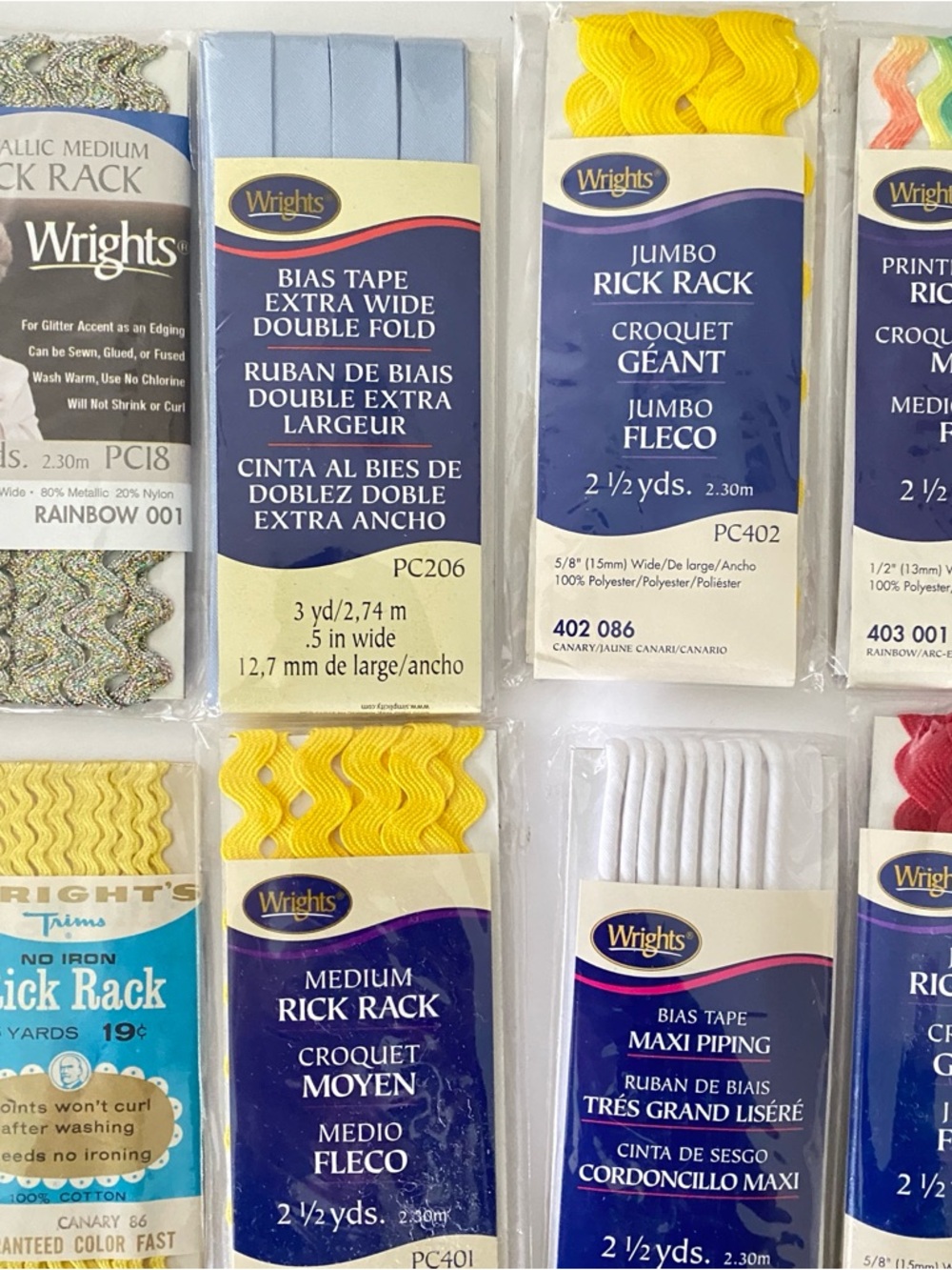 Lot of 22 New - Sewing Notions - Rick Rack, Quilt Binding, Trim, Bias Tape - Picture 6 of 6
